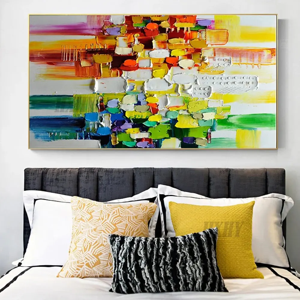 Original Color Block Oil Painting On Canvas Hand-Painted Colorful Wall Decor Large Wall Art Texture Living room Home Decor
Original Color Block Oil Painting On Canvas Hand-Painted Colorful Wall Decor Large Wall Art Texture Living room Home Decor