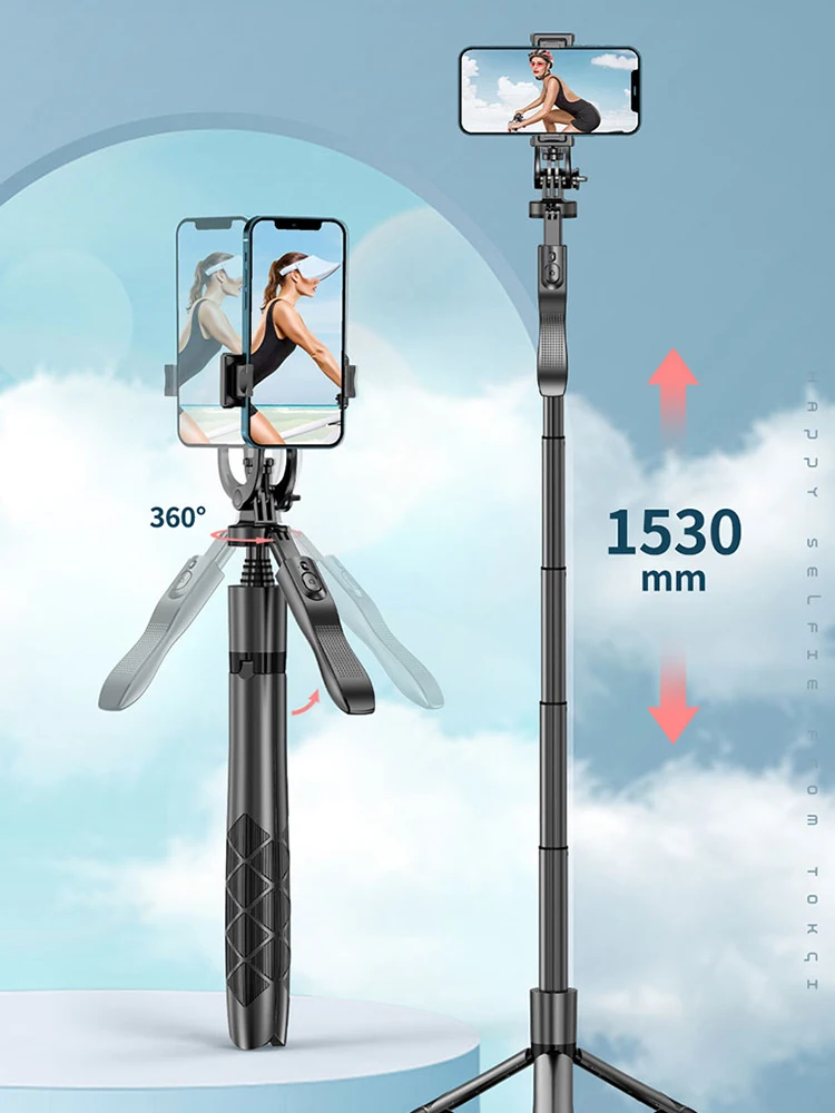Mobile phone camera tripod selfie stick 360-degree rotation selfie live video multi-functional integrated anti-shake stand
Mobile phone camera tripod selfie stick 360-degree rotation selfie live video multi-functional integrated anti-shake stand