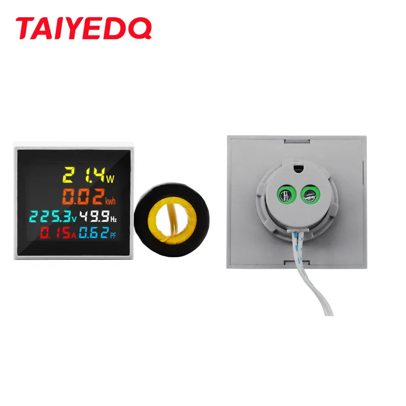 D48-2058 Din-Rail Multi Function Digital Meter 6 in 1 AC 50-300V Voltmeter Ammeter LCD Display Voltage KWH Power Energy Meter
D48-2058 Din-Rail Multi Function Digital Meter 6 in 1 AC 50-300V Voltmeter Ammeter LCD Display Voltage KWH Power Energy Meter