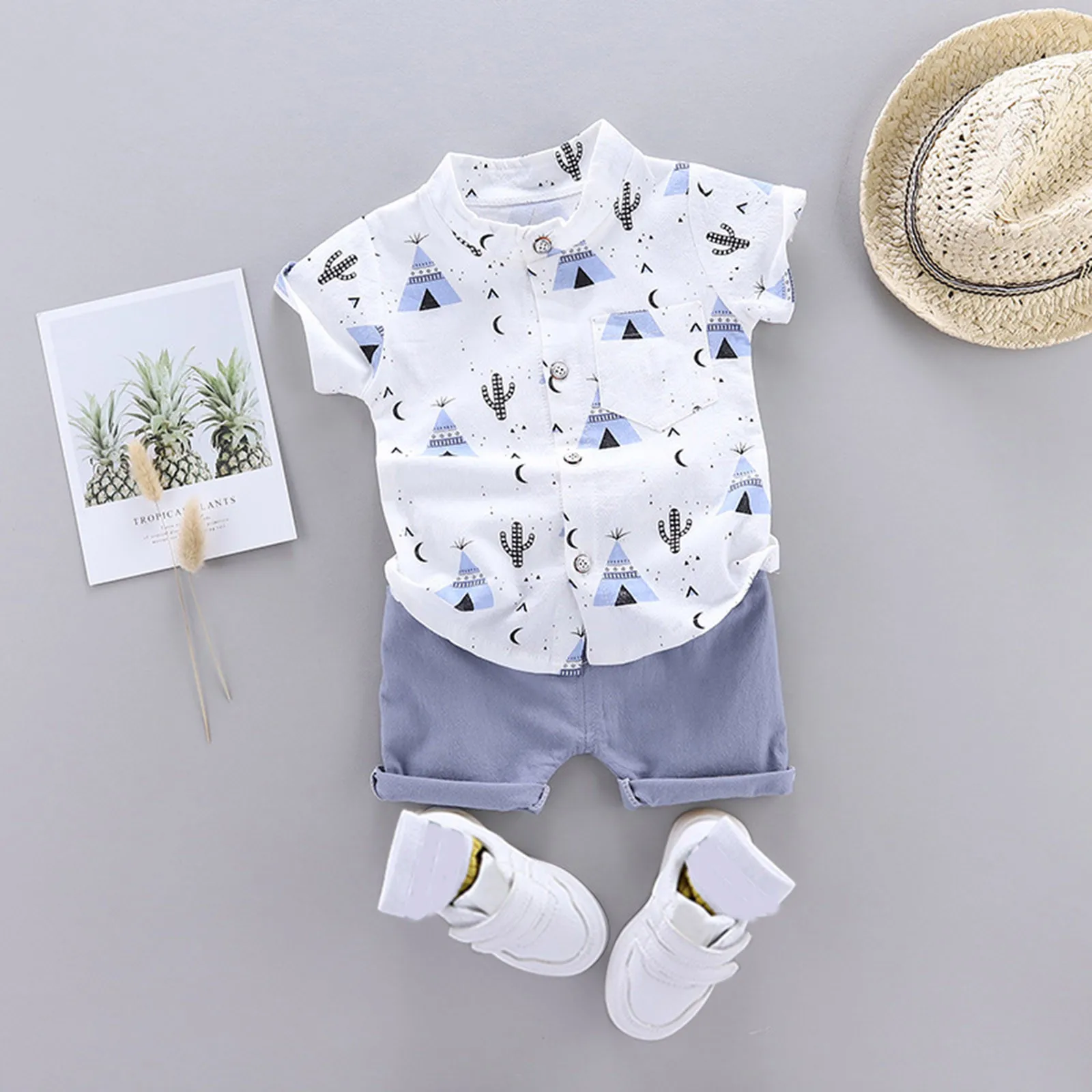 Toddler Baby Boy Sets Cartoon Print Baby Boy Clothes O-Neck Outfit Sets For Little Boys Summer Casual Children's Clothing Boys
Toddler Baby Boy Sets Cartoon Print Baby Boy Clothes O-Neck Outfit Sets For Little Boys Summer Casual Children's Clothing Boys