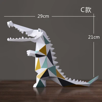 NORTHERN EUROPE MODERN CARTOON GEOMETRY CROCODILE ANIMAL ORNAMENT CREATIVE LIVING ROOM TV CABINET SHOP MODEL ROOM DECORATION
NORTHERN EUROPE MODERN CARTOON GEOMETRY CROCODILE ANIMAL ORNAMENT CREATIVE LIVING ROOM TV CABINET SHOP MODEL ROOM DECORATION