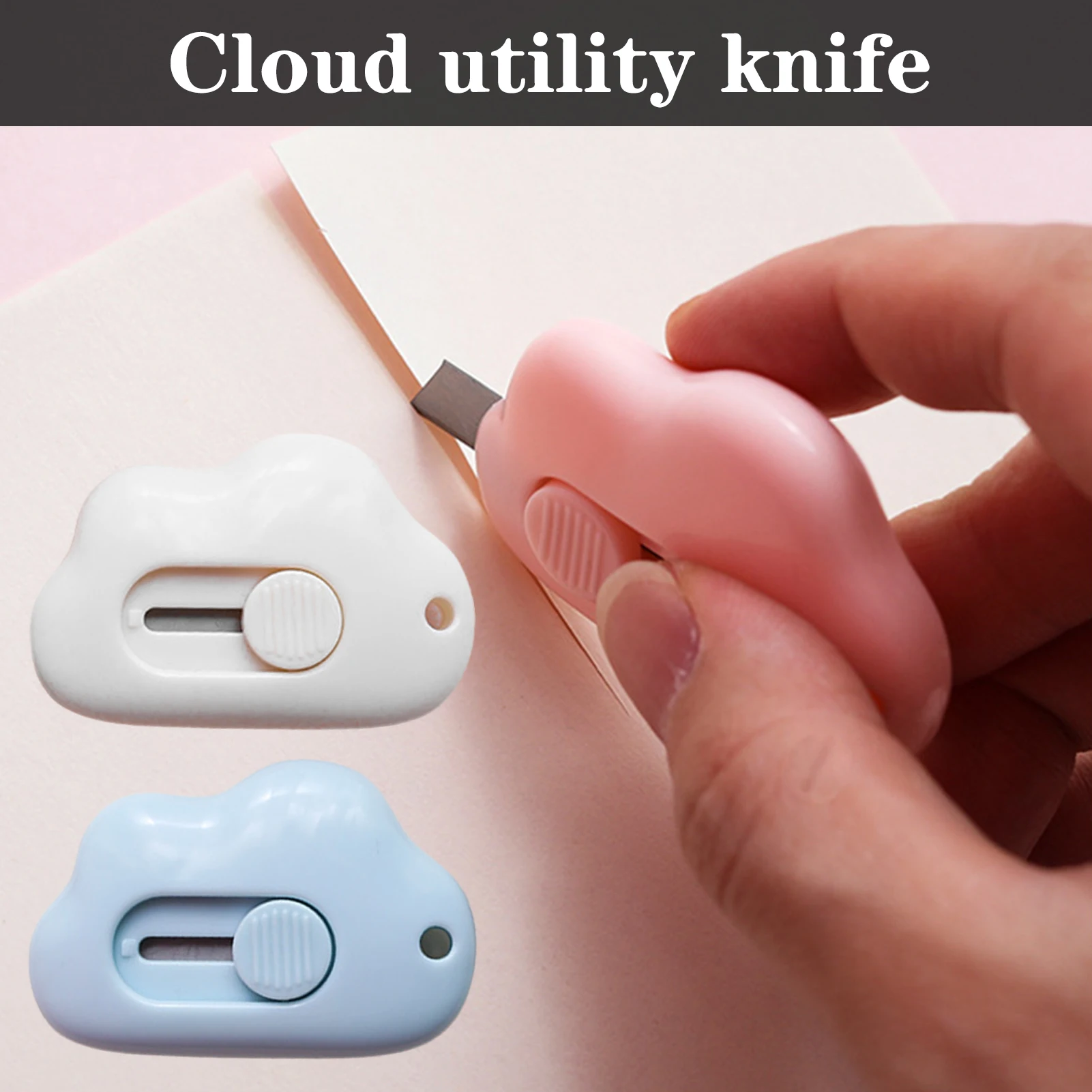 Mini Cute Cloud Color Portable Utility Paper Cutter Box Wrapping Cutting Letter Opener School Office Stationery Supplies
Mini Cute Cloud Color Portable Utility Paper Cutter Box Wrapping Cutting Letter Opener School Office Stationery Supplies