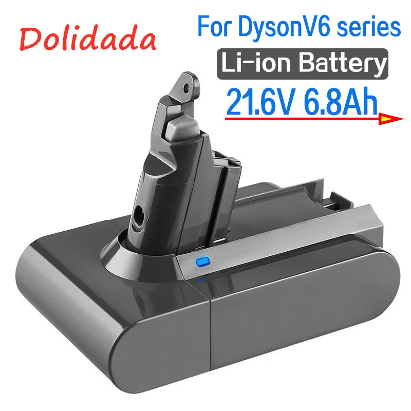 Литий-ионный аккумулятор 6800 мАч 21,6 в 965874 Ач для пылесоса Dyson V6 DC58 DC59 DC61 DC62 DC74 SV09 SV07 SV03-02
Литий-ионный аккумулятор 6800 мАч 21,6 в 965874 Ач для пылесоса Dyson V6 DC58 DC59 DC61 DC62 DC74 SV09 SV07 SV03-02