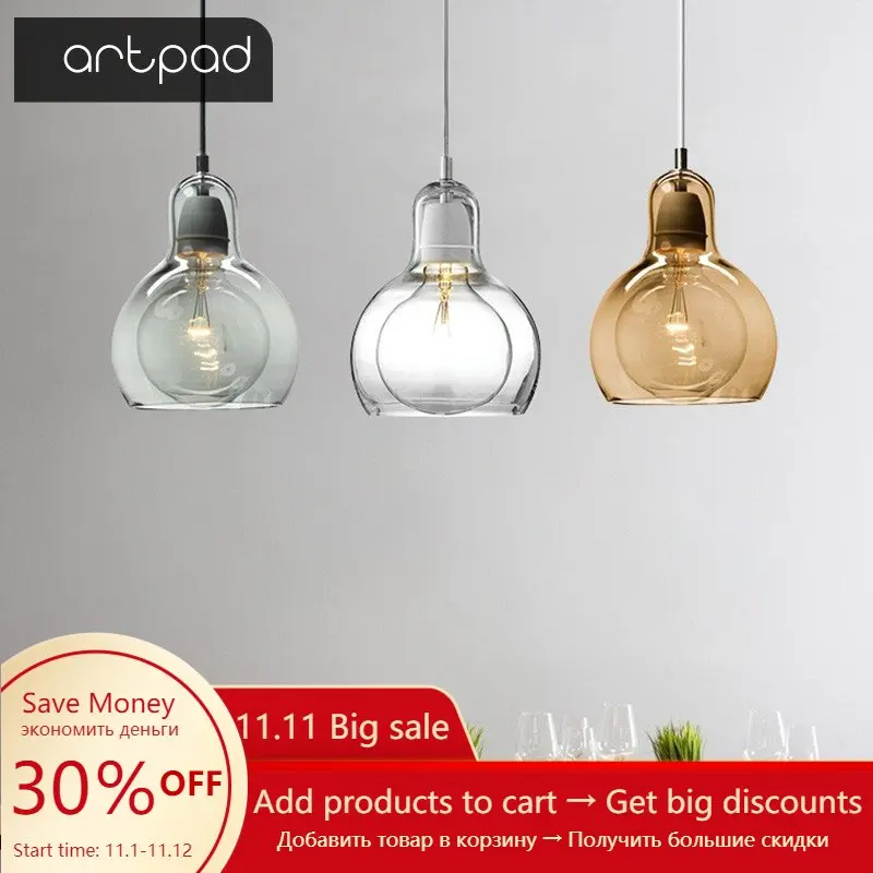 Artpad Hanging-light Fixture Glass Bar Pendant Light with E27 Cement Lamp Holder for Kitchen Restaurant Dining room 110 220V
Artpad Hanging-light Fixture Glass Bar Pendant Light with E27 Cement Lamp Holder for Kitchen Restaurant Dining room 110 220V