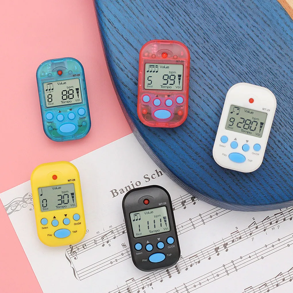 Mini LCD Clip-on Digital Metronome Tuner Practical Tune Meter Music Instrument Recorder for Guitar Violin White
Mini LCD Clip-on Digital Metronome Tuner Practical Tune Meter Music Instrument Recorder for Guitar Violin White