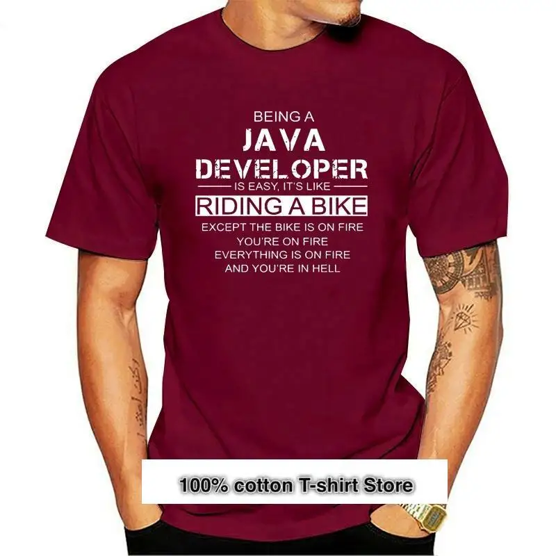 New Being A Java Developer Is Like Riding A Biker Team Shirts 2021 Order Tee Shirt Online Cotton Simple T-Shirt Website No Pilli
New Being A Java Developer Is Like Riding A Biker Team Shirts 2021 Order Tee Shirt Online Cotton Simple T-Shirt Website No Pilli