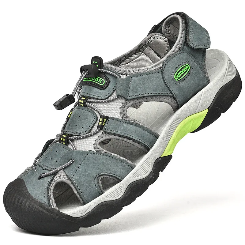 Men's Sandals Breathable Summer Outdoor Shoes Genuine Leather Tactical Trekking Sandals for Men Casual Gladiator
Men's Sandals Breathable Summer Outdoor Shoes Genuine Leather Tactical Trekking Sandals for Men Casual Gladiator