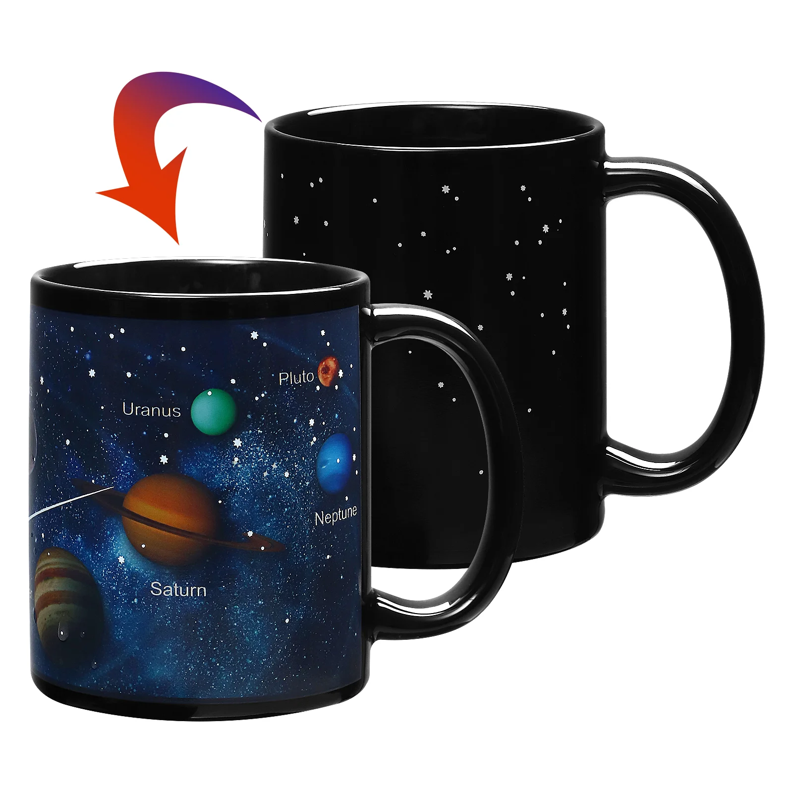 Mug Heat Sensitive Reactive Cup Coffee Color Changing Solar System Ceramic Drinking
Mug Heat Sensitive Reactive Cup Coffee Color Changing Solar System Ceramic Drinking