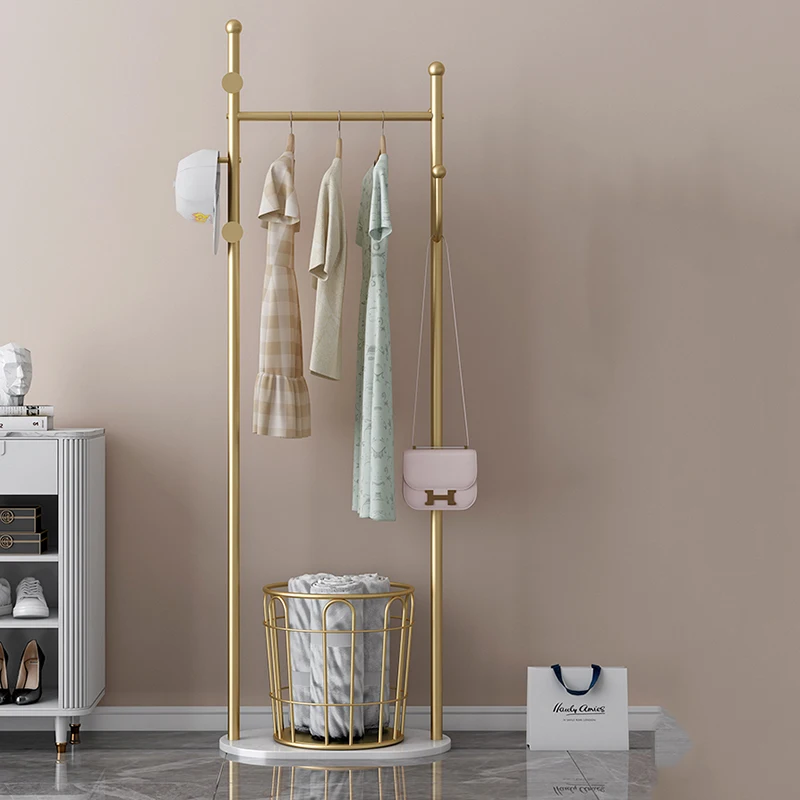 Minimalist Portable Clothes Rack Bedroom Entrance Luxury Clothes Racks Gold Metal Storage Arara De Roupa Library Furniture
Minimalist Portable Clothes Rack Bedroom Entrance Luxury Clothes Racks Gold Metal Storage Arara De Roupa Library Furniture