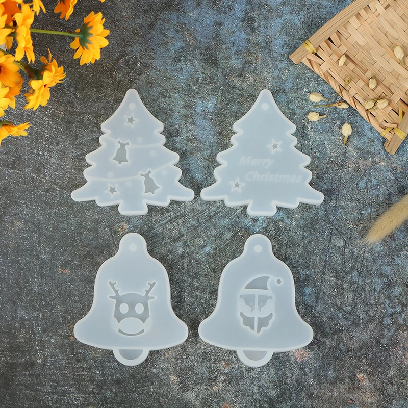 Christmas Tree Bell Elk Pendant Casting Silicone Mould Crystal Epoxy Resin Mold Christmas Decoration Home Decor New Year
Christmas Tree Bell Elk Pendant Casting Silicone Mould Crystal Epoxy Resin Mold Christmas Decoration Home Decor New Year