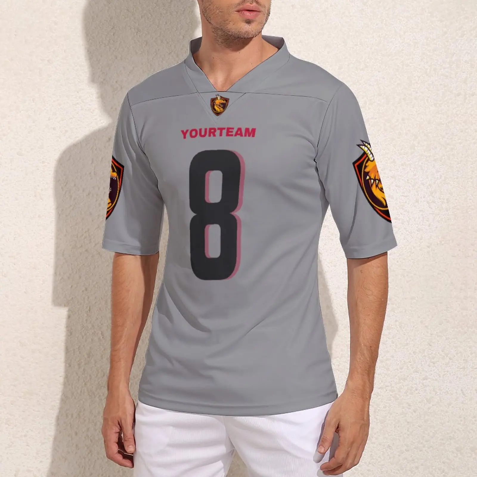 Customized Atlanta No 8 Football Jerseys Men Vintage Rugby Jersey College Team Customize Football Shirt
Customized Atlanta No 8 Football Jerseys Men Vintage Rugby Jersey College Team Customize Football Shirt