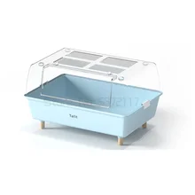Hamster cage acrylic transparent villa folding cage basic cage Golden Bear breeding box crystal cage furniture