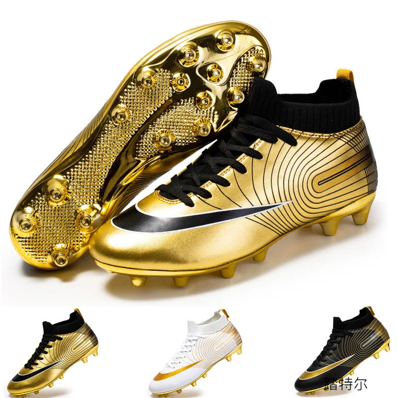 Unisex Professional Soccer Shoes Long Spikes Anti-Slip Grass Training Football Boots Ultralight FG/TF Non-Slip Chuteira EU 35-44
Unisex Professional Soccer Shoes Long Spikes Anti-Slip Grass Training Football Boots Ultralight FG/TF Non-Slip Chuteira EU 35-44