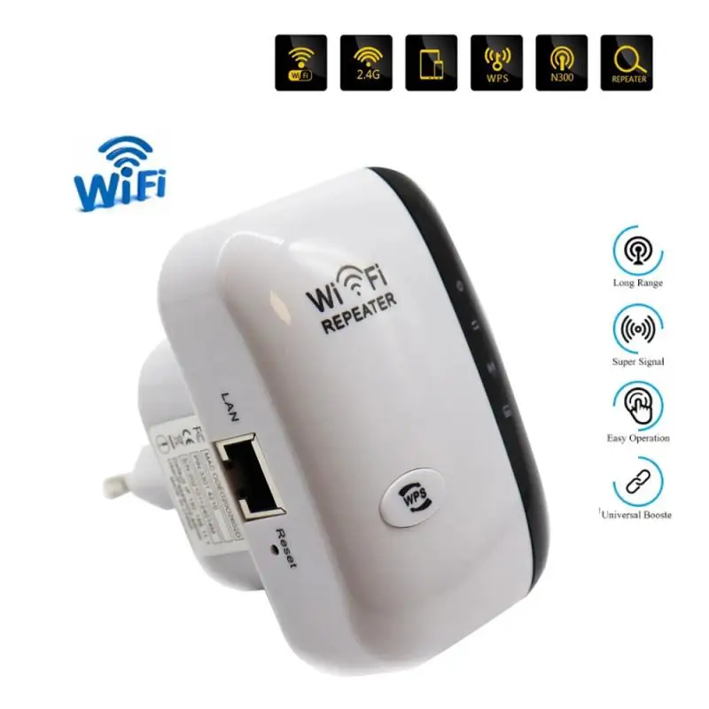 300Mbps Router WiFi Extender Amplifier WiFi Booster Signal Long Range Wireless Wi-Fi Repeater Access Point Signal Boosters
300Mbps Router WiFi Extender Amplifier WiFi Booster Signal Long Range Wireless Wi-Fi Repeater Access Point Signal Boosters