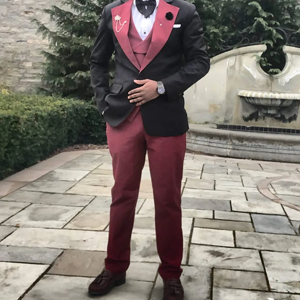 Men's Suit 3 Piece Business Leisure Blazer Groomsman Dress Show Prom Jacket Waistcoat Pants Set
Men's Suit 3 Piece Business Leisure Blazer Groomsman Dress Show Prom Jacket Waistcoat Pants Set