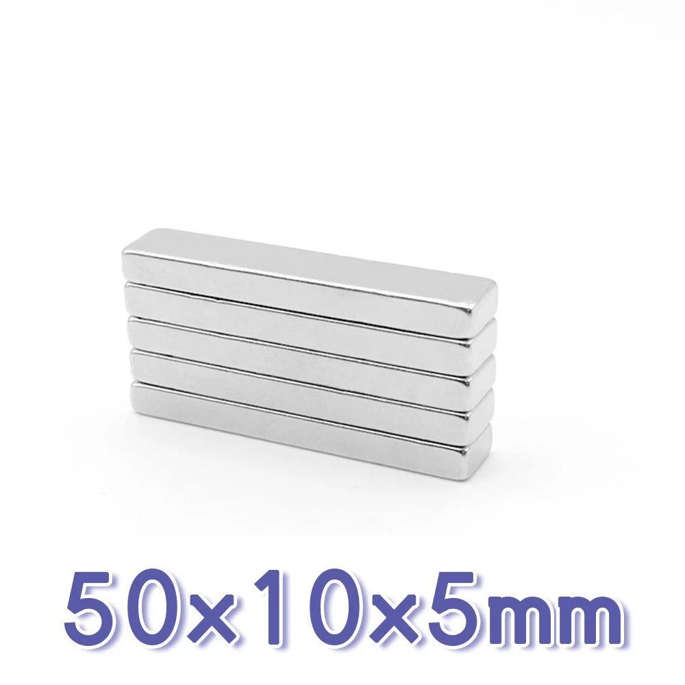 1/2/5/10/15/20PCS 50x10x5mm Thick Block Rare Earth Magnet N35 Quadrate Neodymium Magnets 50x10x5 Permanent NdFeB Magnet 50*10*5
1/2/5/10/15/20PCS 50x10x5mm Thick Block Rare Earth Magnet N35 Quadrate Neodymium Magnets 50x10x5 Permanent NdFeB Magnet 50*10*5