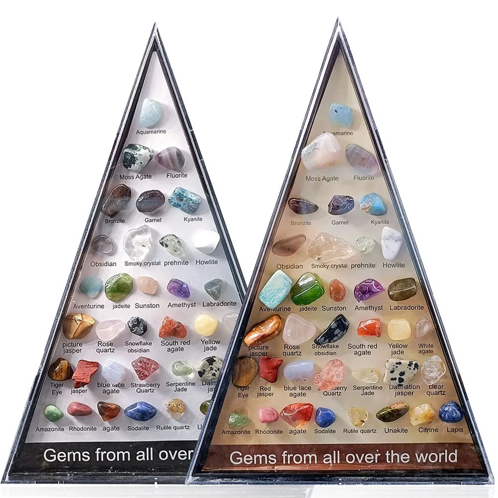 36 PCS/Box Natural Healing Crystals Mineral Specimens Irregular Tumbled Stones Rock Collection Box For Kids Research Teaching
36 PCS/Box Natural Healing Crystals Mineral Specimens Irregular Tumbled Stones Rock Collection Box For Kids Research Teaching