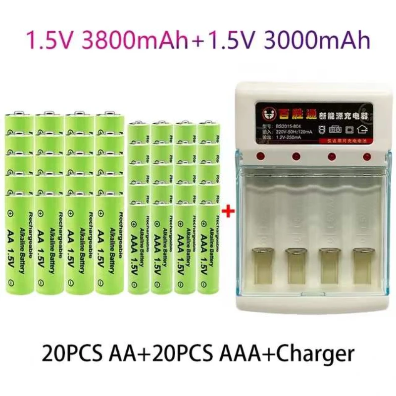 100% Original 1.5V AA3.8Ah+AAA3.0Ah Rechargeable battery NI-MH 1.5 V battery for Clocks mice computers toys so on
100% Original 1.5V AA3.8Ah+AAA3.0Ah Rechargeable battery NI-MH 1.5 V battery for Clocks mice computers toys so on