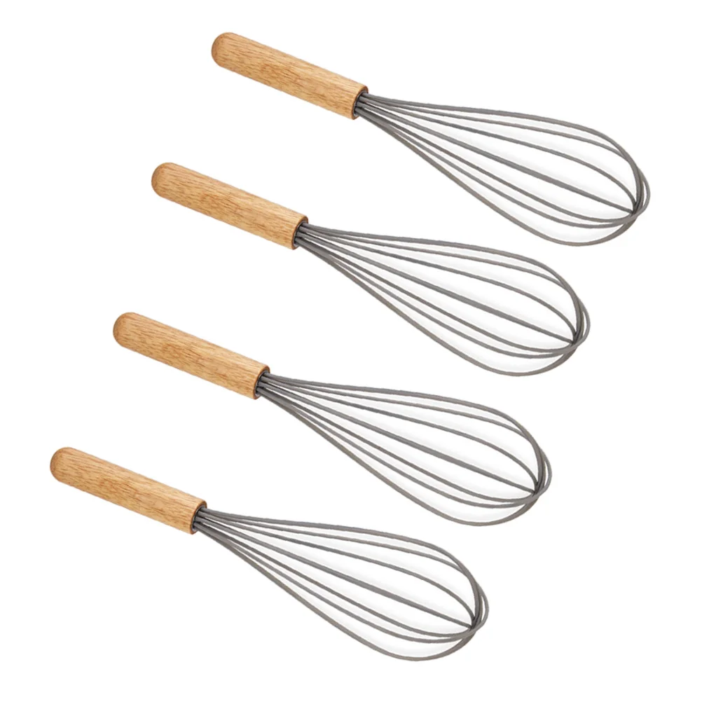 4pcs Handle Egg Whisk Butter Blender Dough Mixer Kitchen Gadget
4pcs Handle Egg Whisk Butter Blender Dough Mixer Kitchen Gadget