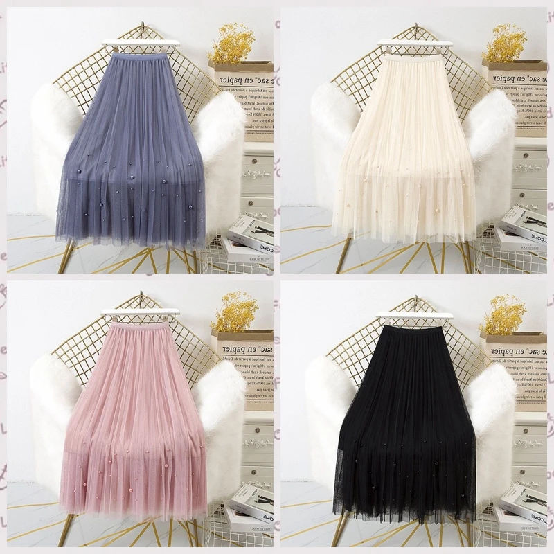 2023 Summer Fashion Solid Pearl A-line Pleated Long Skirts Women Korean Sweet High Waist Skirt Streetwear Midi Skirt Dropship
2023 Summer Fashion Solid Pearl A-line Pleated Long Skirts Women Korean Sweet High Waist Skirt Streetwear Midi Skirt Dropship