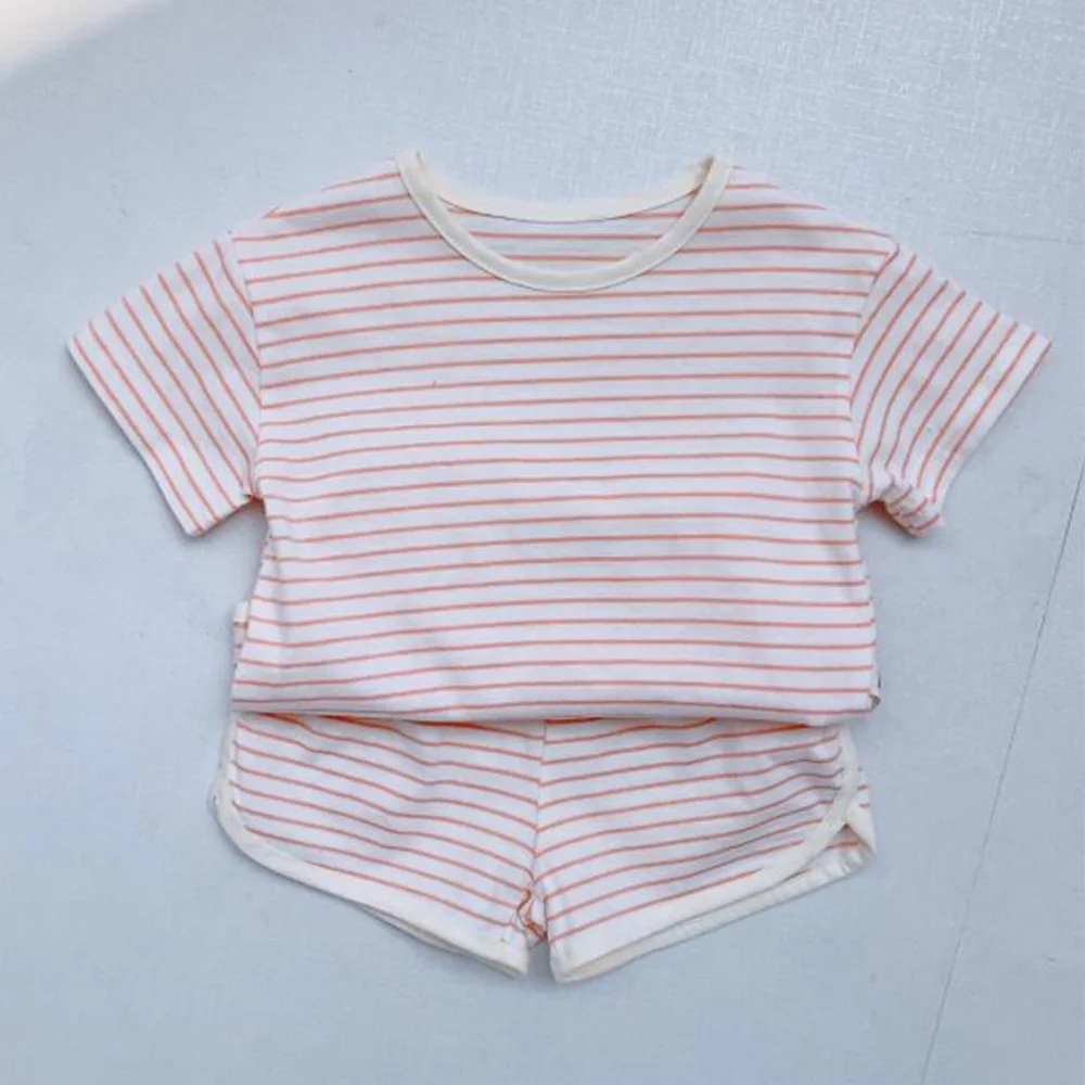 Baby Girl Clothing Sets Summer Cotton Striped T Shirts + Short Pants Two Pieces Fashion Boys Outfits
Baby Girl Clothing Sets Summer Cotton Striped T Shirts + Short Pants Two Pieces Fashion Boys Outfits