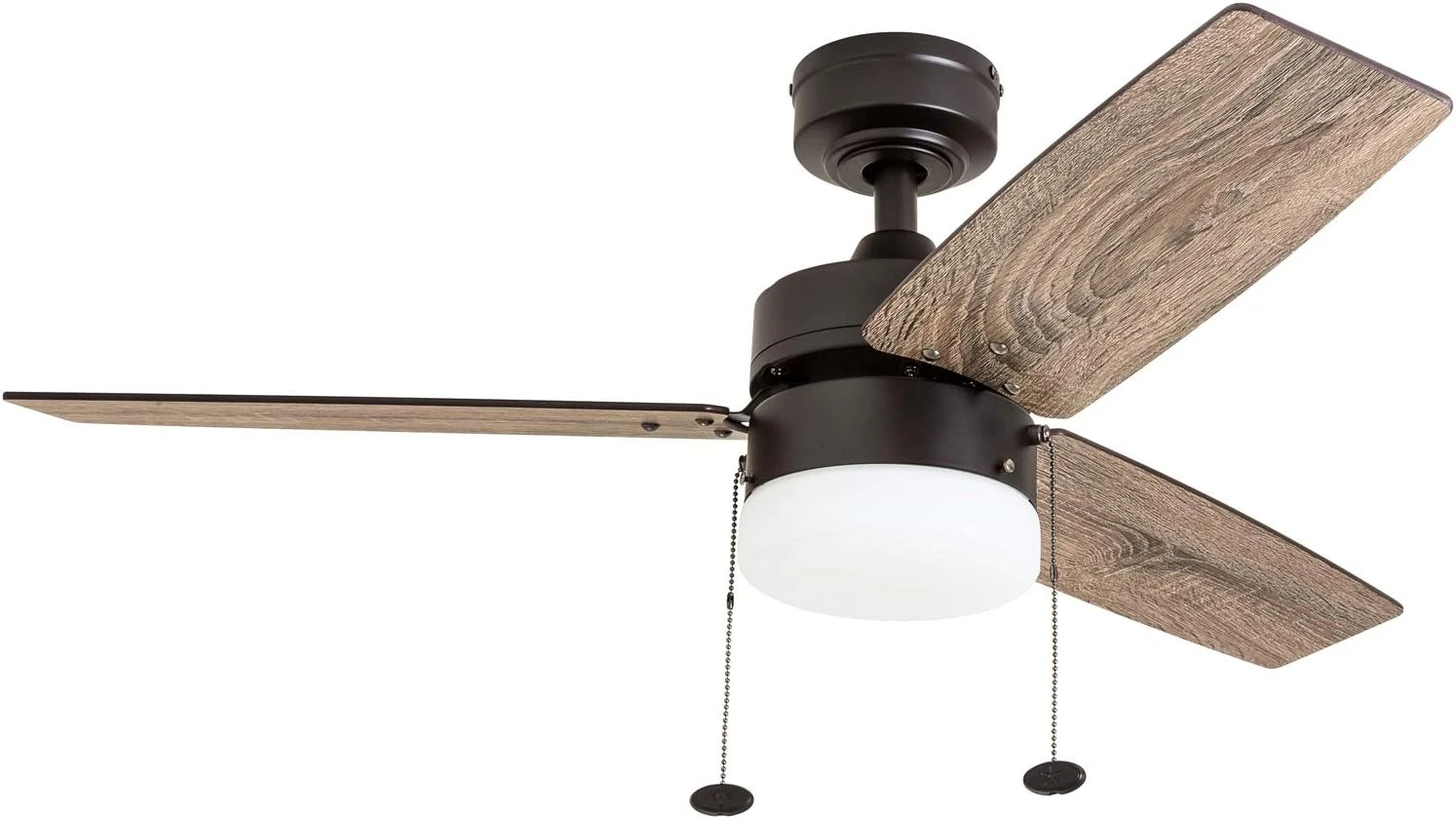 Farmhouse Ceiling - 42-in Dual Mount Indoor with Pull Chain - LED Ceiling - Contemporary Room - Model 51015-01 (Bronze)
Farmhouse Ceiling - 42-in Dual Mount Indoor with Pull Chain - LED Ceiling - Contemporary Room - Model 51015-01 (Bronze)