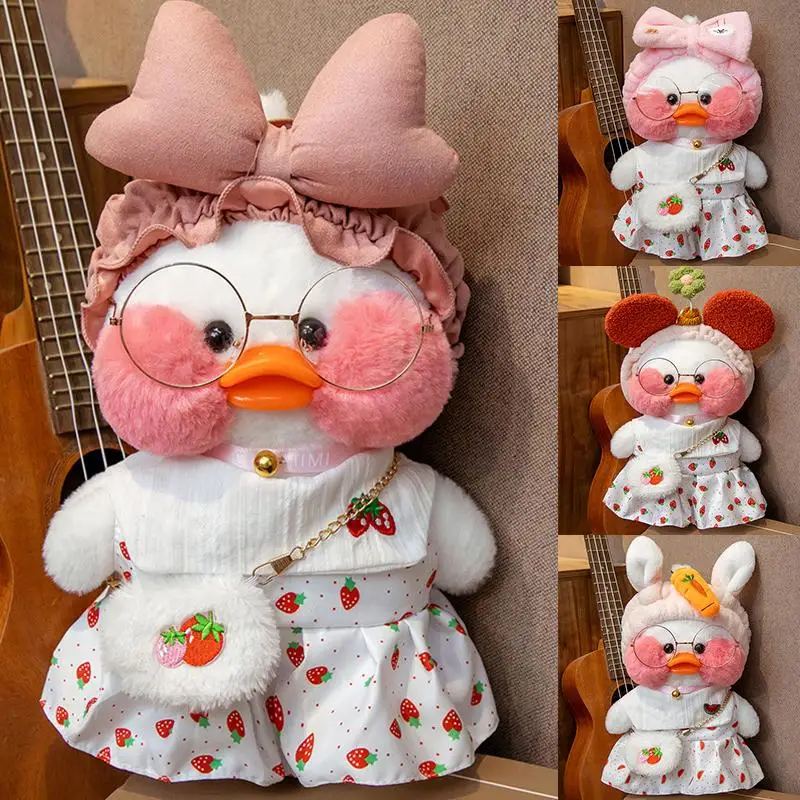 30cm Birthday Gift Creative Cafe Mimi White Duck Plush Toy LaLafanfan Animal Dolls
30cm Birthday Gift Creative Cafe Mimi White Duck Plush Toy LaLafanfan Animal Dolls