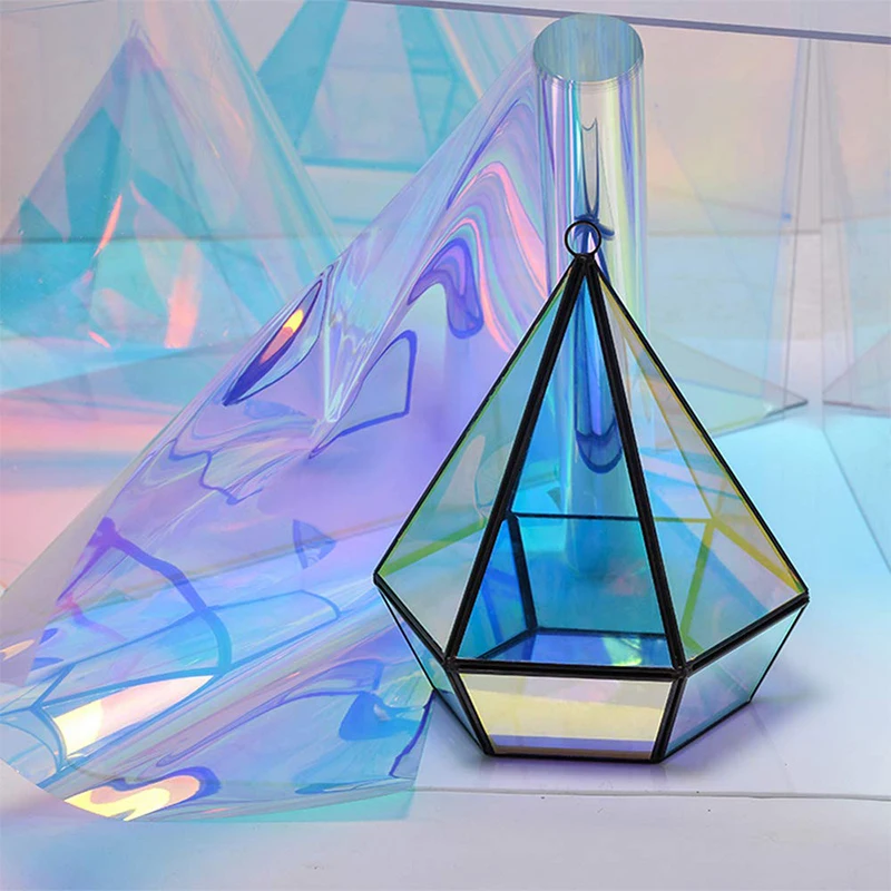 Mul-size Colorful Glass Window Film Chameleon Window Tint for Home Office Rainbow Color Self Adhesive Dichroic Glass Films
Mul-size Colorful Glass Window Film Chameleon Window Tint for Home Office Rainbow Color Self Adhesive Dichroic Glass Films