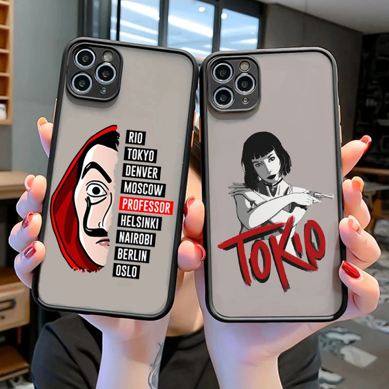 La casa de papel Phone case for iPhone 11 12 13 14 pro mini XS MAX 6 7 8 14 plus XR X transparent coque Money Heist House Paper
La casa de papel Phone case for iPhone 11 12 13 14 pro mini XS MAX 6 7 8 14 plus XR X transparent coque Money Heist House Paper