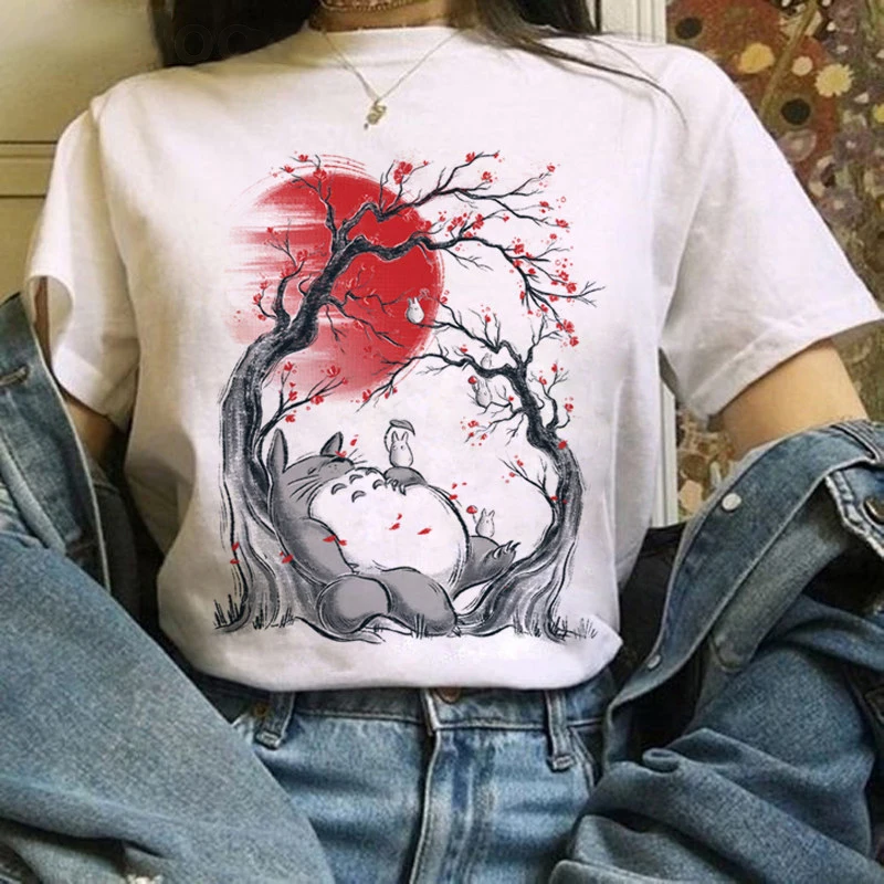 Women T-shirts Fashion Totoro Studio Ghibli Kawaii Short Sleeve T-shirt Female Harajuku Summer Casual Anime Oversized Tshirt Top
Women T-shirts Fashion Totoro Studio Ghibli Kawaii Short Sleeve T-shirt Female Harajuku Summer Casual Anime Oversized Tshirt Top