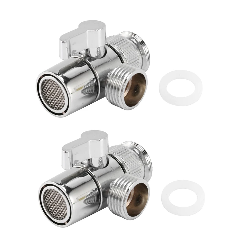 2X Faucet Valve Diverter Sink Valve Water Tap Faucet Splitter Adapter Home Bathroom Kitchen Diverter
2X Faucet Valve Diverter Sink Valve Water Tap Faucet Splitter Adapter Home Bathroom Kitchen Diverter