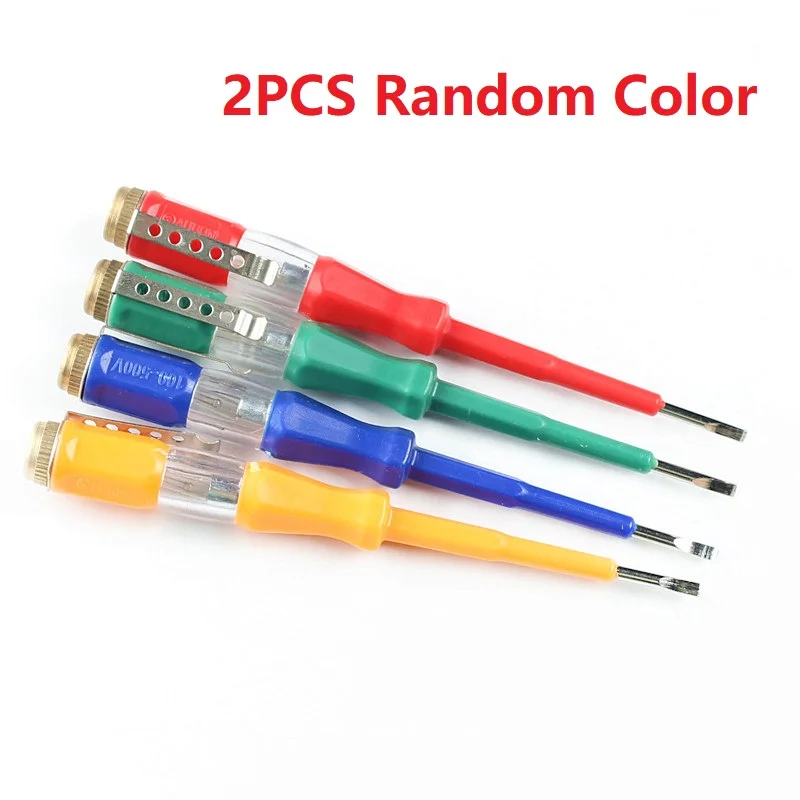 New Portable LED Voltage 100-500V Test Pen Tester Flat Screwdriver Socket Detector Screw Driver Repair Electrician Tools
New Portable LED Voltage 100-500V Test Pen Tester Flat Screwdriver Socket Detector Screw Driver Repair Electrician Tools