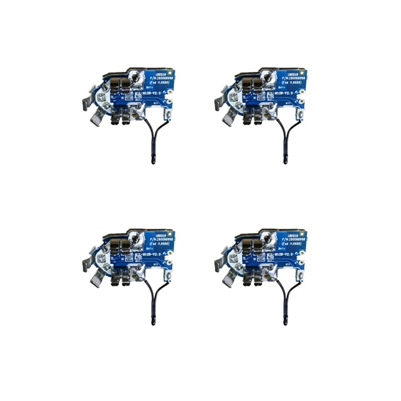 4 Pcs M12 Battery Charging Protection PCB Circuit Board For Milwaukeee 12V 48-11-2411 M12 Li-Ion Battery
4 Pcs M12 Battery Charging Protection PCB Circuit Board For Milwaukeee 12V 48-11-2411 M12 Li-Ion Battery