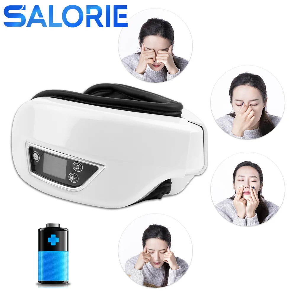 Vibrating Electric Eye Massager Massage Vibrators Bluetooth Music Pressotherapy Airbags Hot Compresses Heating Acupressure Relax
Vibrating Electric Eye Massager Massage Vibrators Bluetooth Music Pressotherapy Airbags Hot Compresses Heating Acupressure Relax