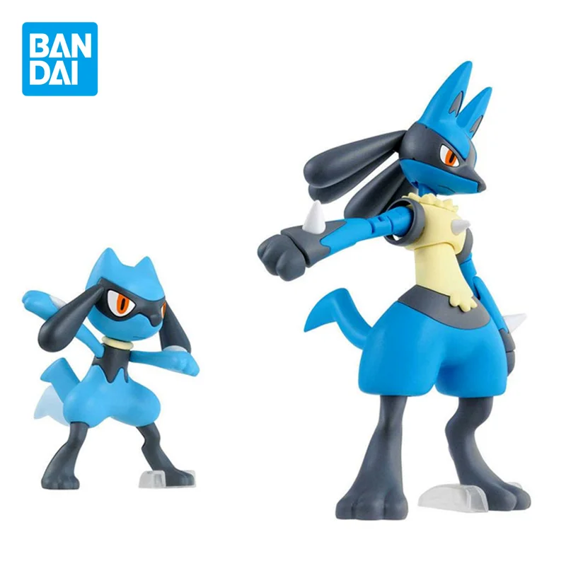 Bandai Original POKEMON Model Kit Anime Figure Lucario Riolu Action Figures Collectible Ornaments Toys Gifts for Kids Dolls
Bandai Original POKEMON Model Kit Anime Figure Lucario Riolu Action Figures Collectible Ornaments Toys Gifts for Kids Dolls