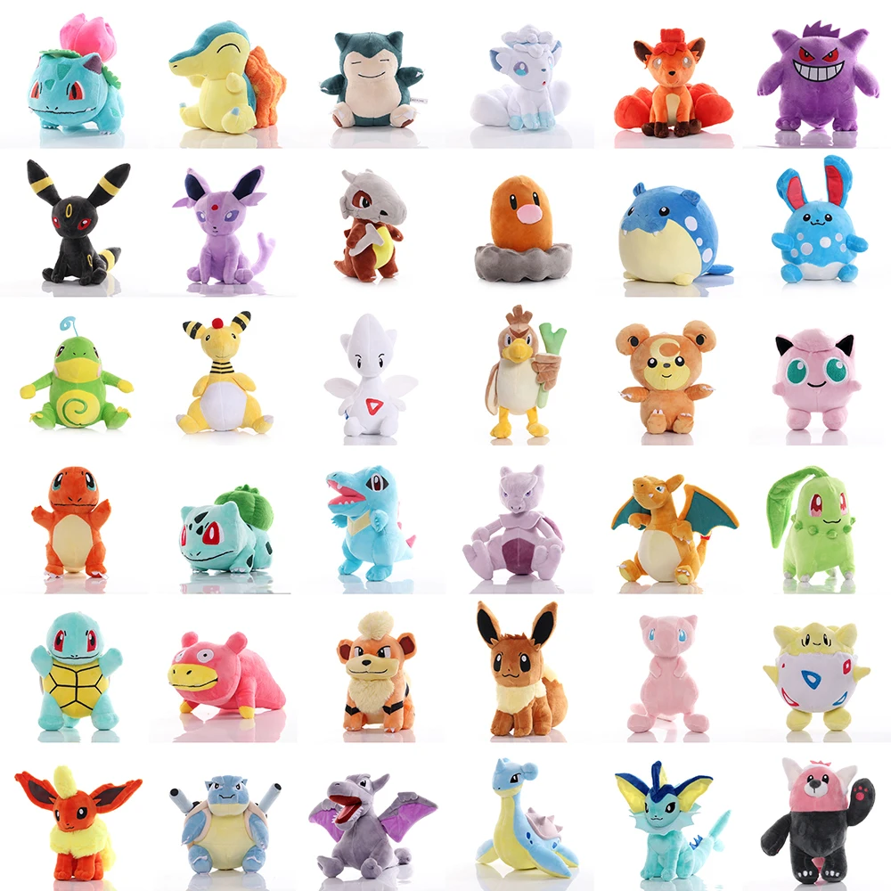 41 Styles Pokemon Pikachu Plush Toys Squirtle Charmander Bulbasaur Pikachu Stuffed Machine Doll CXmas Gifts For Kids
41 Styles Pokemon Pikachu Plush Toys Squirtle Charmander Bulbasaur Pikachu Stuffed Machine Doll CXmas Gifts For Kids