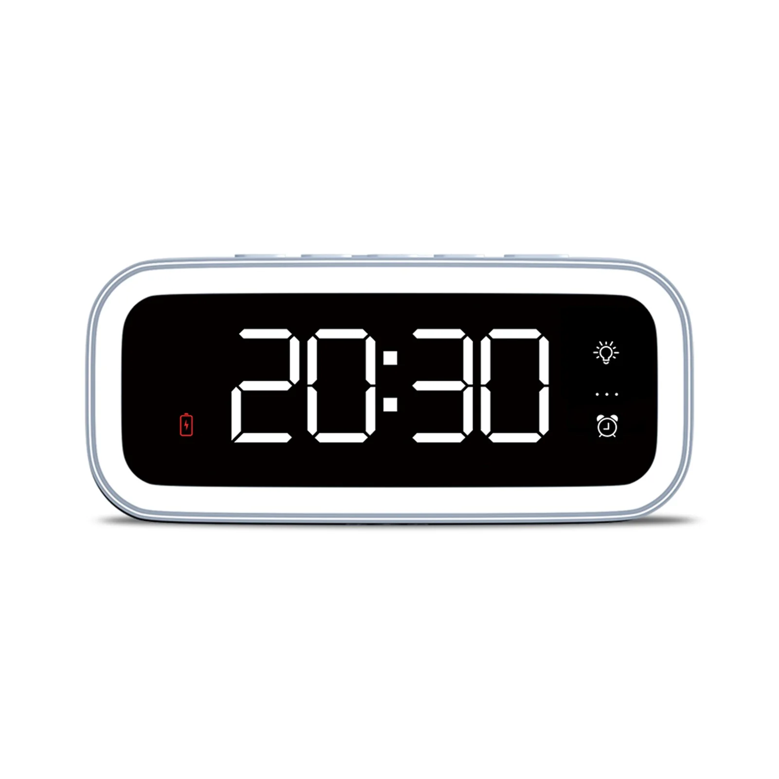 Night Light Alarm Clock Adjustable Brightness Bedside LED Night Light With USB Port 15W Ultra Fast Wireless Charging Supports
Night Light Alarm Clock Adjustable Brightness Bedside LED Night Light With USB Port 15W Ultra Fast Wireless Charging Supports
