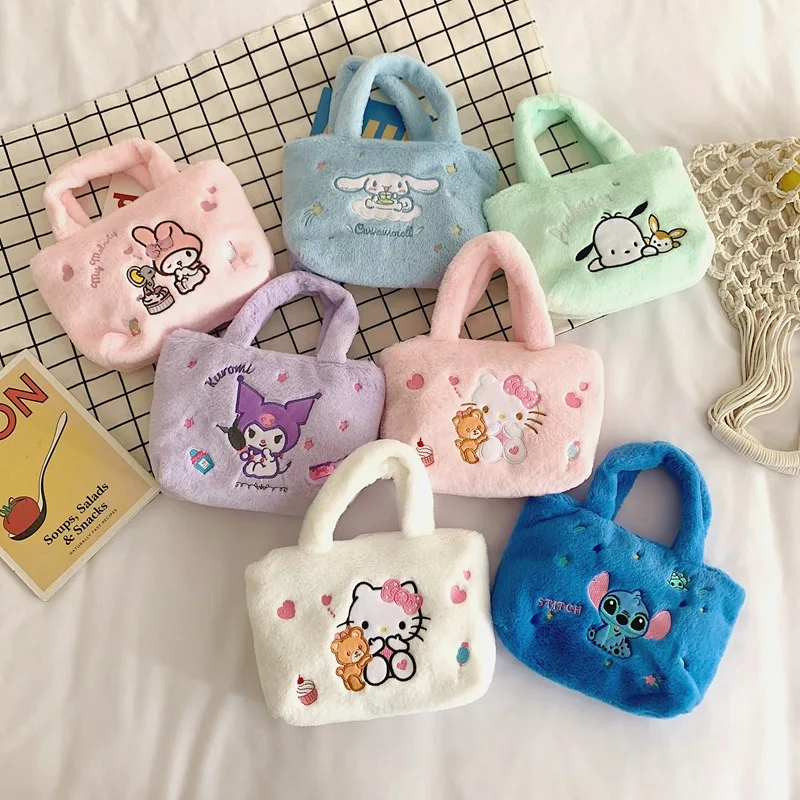 Kawaii Плюшевые сумки Hello Kitty Sanrio Kuromi рюкзак аниме Мелодия Cinnamoroll полакко мультфильм мягкая сумка для девочек Подарки
Kawaii Плюшевые сумки Hello Kitty Sanrio Kuromi рюкзак аниме Мелодия Cinnamoroll полакко мультфильм мягкая сумка для девочек Подарки