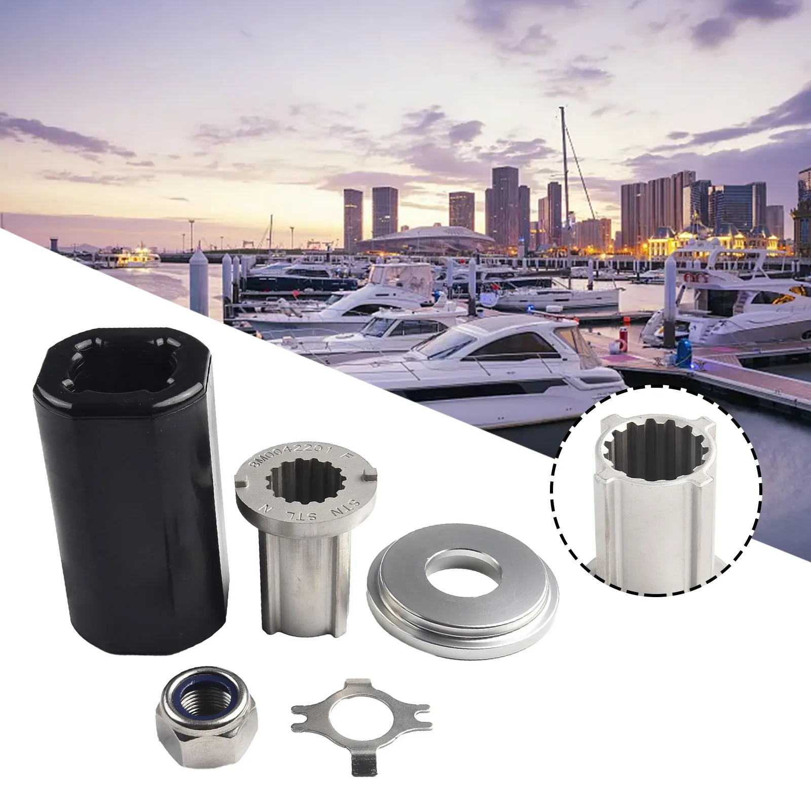 Propeller Hub Kit For Mercury MerCruiser Alpha Propeller Hub KIT # 835257K1 835257Q1 High Quality Accessories
Propeller Hub Kit For Mercury MerCruiser Alpha Propeller Hub KIT # 835257K1 835257Q1 High Quality Accessories