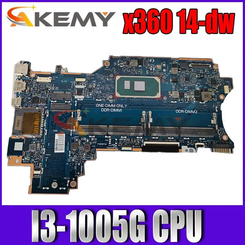 Материнская плата для ноутбука HP x360 14-dw 14m-dw0023dx, системная плата 6050A3156701 с процессором I3-1005G, тест 100% ОК
Материнская плата для ноутбука HP x360 14-dw 14m-dw0023dx, системная плата 6050A3156701 с процессором I3-1005G, тест 100% ОК