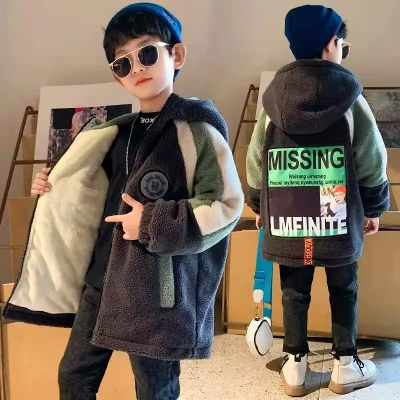 Kids Boy Winter Fleece Thicken Coat 8 10 12 years Fashion Casual Warm Jackets Teen Boy Winter Outfits
Kids Boy Winter Fleece Thicken Coat 8 10 12 years Fashion Casual Warm Jackets Teen Boy Winter Outfits