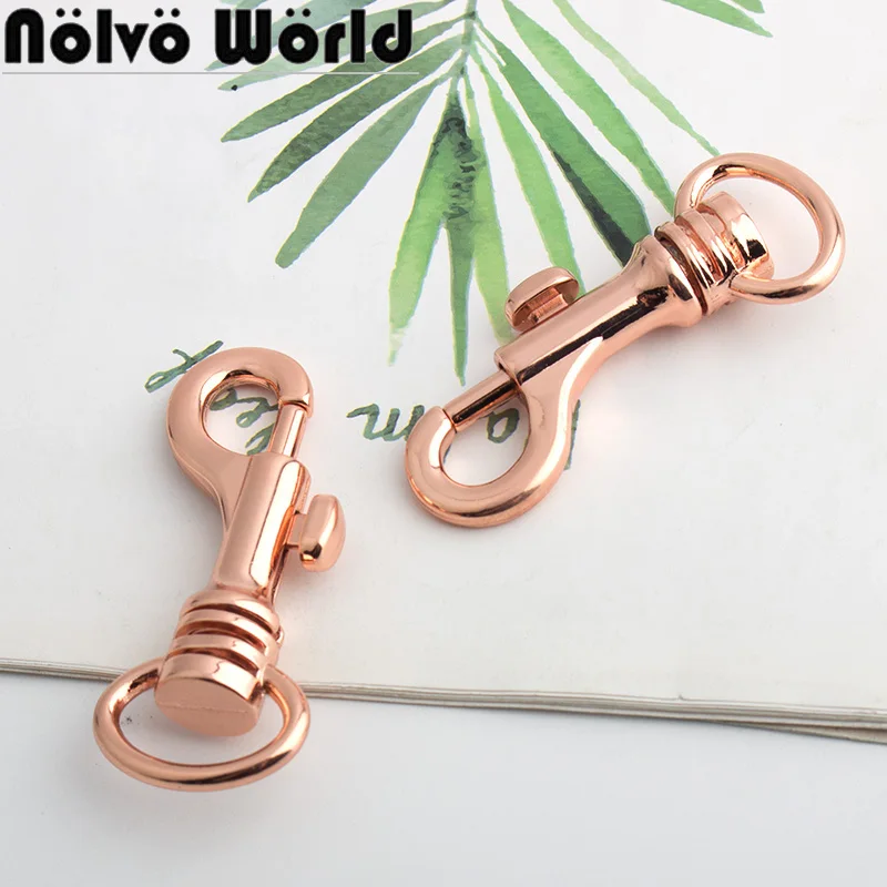 20-100PCS High Quality Rose Gold Metal Snap Hooks Clasp DIY Jewelry Hook Trigger Snap Hook Lobster Swivel Dog Buckles Accessory
20-100PCS High Quality Rose Gold Metal Snap Hooks Clasp DIY Jewelry Hook Trigger Snap Hook Lobster Swivel Dog Buckles Accessory