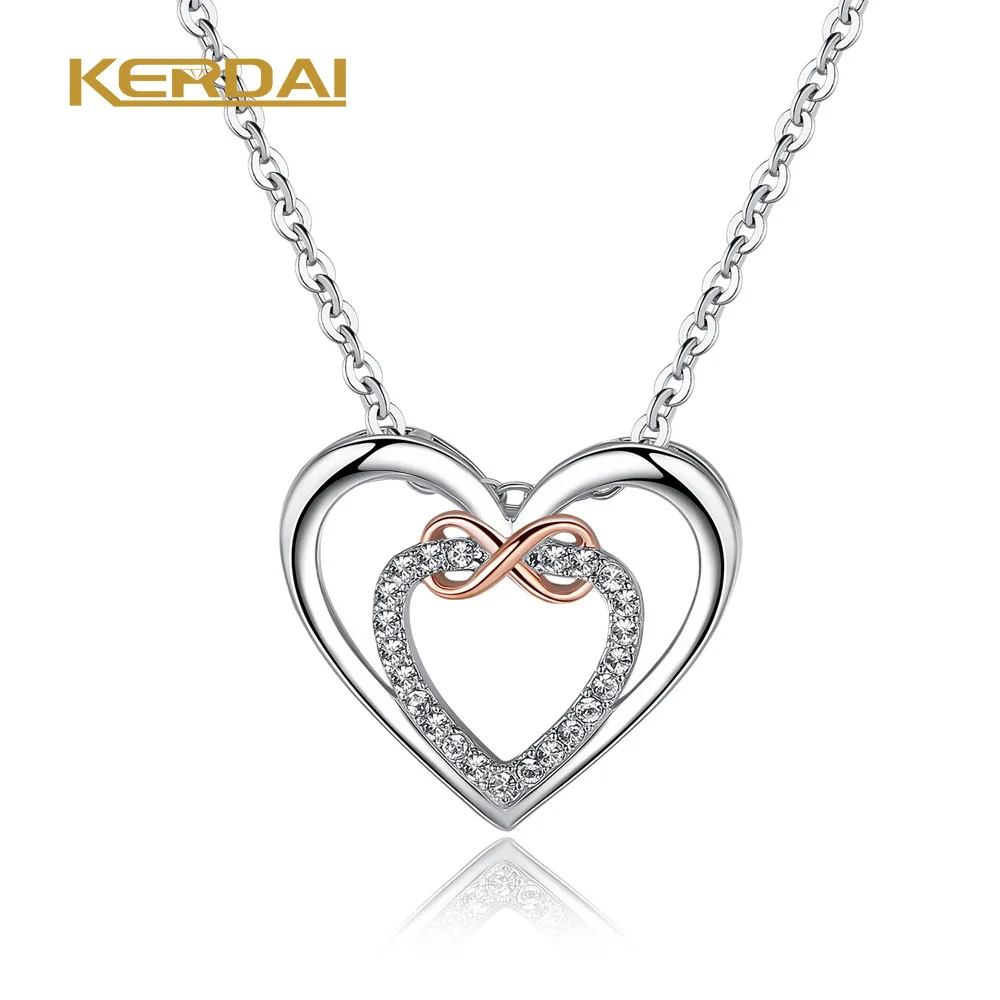 New Whiter Color Double Heart-shaped Pendant Fashion Short Chain Necklace for Women Girls Jewelry
New Whiter Color Double Heart-shaped Pendant Fashion Short Chain Necklace for Women Girls Jewelry