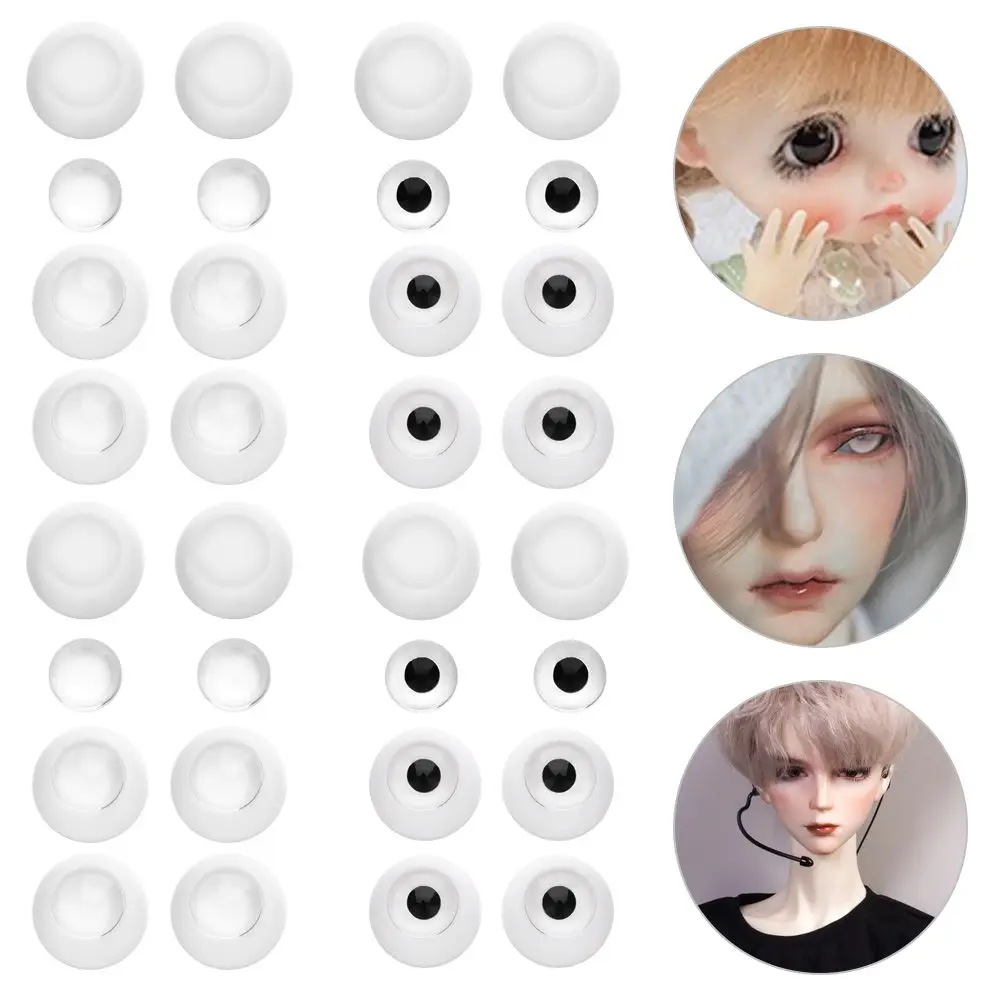 1Set High Quality DIY Half Round 8~26mm Acrylic Doll Eyes Sticking Mud Clay Transparent&Black Eye Patch Eyeball Toy
1Set High Quality DIY Half Round 8~26mm Acrylic Doll Eyes Sticking Mud Clay Transparent&Black Eye Patch Eyeball Toy