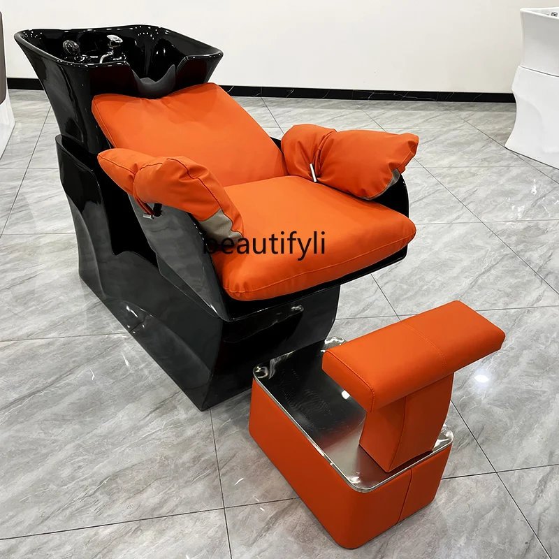 FRP Ceramic Basin Shampoo Chair Hair Saloon Dedicated Lying Half Shampoo Flushing Bed
FRP Ceramic Basin Shampoo Chair Hair Saloon Dedicated Lying Half Shampoo Flushing Bed