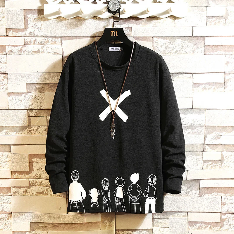 Autumn Spring Black White Tshirt Top Tees 2022 Style Brand Fashion Clothes OverSized M-5XL O NECK Long Sleeve Men'S T Shirt
Autumn Spring Black White Tshirt Top Tees 2022 Style Brand Fashion Clothes OverSized M-5XL O NECK Long Sleeve Men'S T Shirt