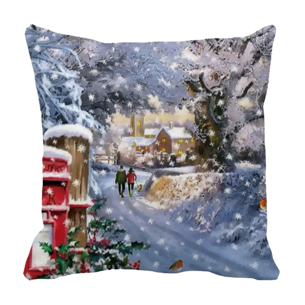 Beautiful Pillow Case Square Shape Xmas Style Print Throw Pillow Cover Merry Christmas Decorations Increase Atmosphere
Beautiful Pillow Case Square Shape Xmas Style Print Throw Pillow Cover Merry Christmas Decorations Increase Atmosphere