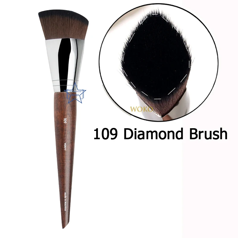 New MUF109 Diamond Foundation Brush Skin Friendly Non Marking Foundation Brush Liquid Foundation Cream Blush Buffing Makeup Tool
New MUF109 Diamond Foundation Brush Skin Friendly Non Marking Foundation Brush Liquid Foundation Cream Blush Buffing Makeup Tool