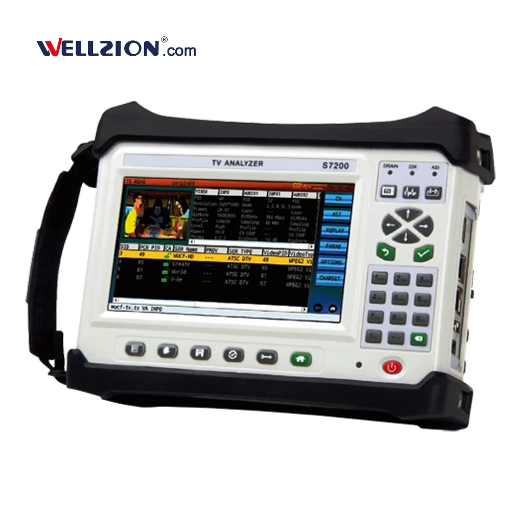 S7200 Portable CATV Analyser Signal Level Meter TV Signal Analyzer
