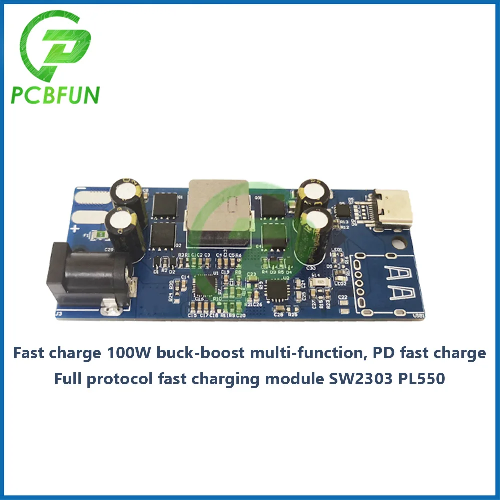 Full Protocol Fast Charging Module SW2303 PL5501 Fast Charging 100W Buck-boost Multi-function PD Fast Charging Module
Full Protocol Fast Charging Module SW2303 PL5501 Fast Charging 100W Buck-boost Multi-function PD Fast Charging Module
